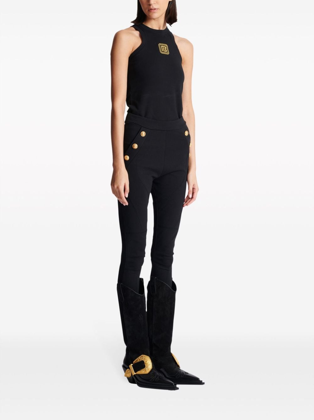 Balmain Trousers BLACK CF1OC036JH300PA (Balmain / アクティブウェア ) | Balmain (バルマン)(1)