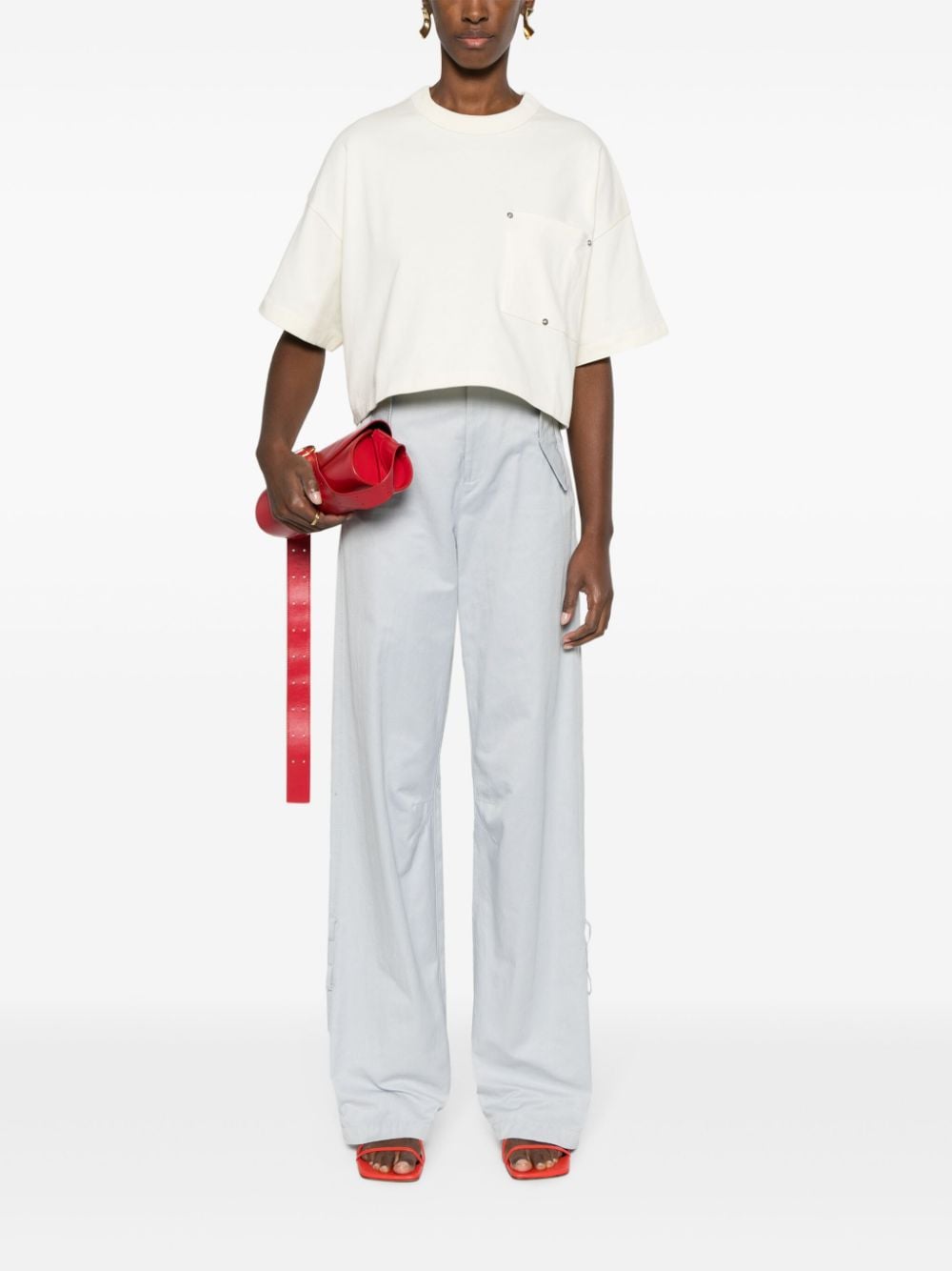 Bottega Veneta T-shirts and Polos White 777597VKLZ09071 (Bottega Veneta / Tシャツ・カットソー ) | Bottega Veneta (ボッテガ・ヴェネタ)(6)