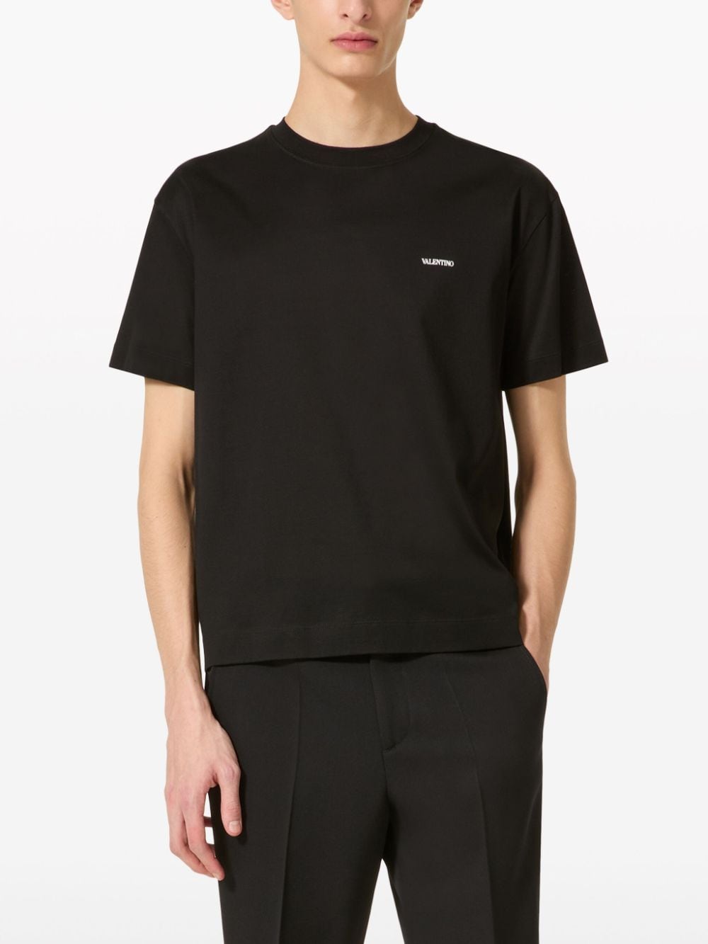 Valentino T-shirts and Polos Black 4V3MG01F9US0NO (Valentino Garavani / Tシャツ・カットソー ) | Valentino Garavani (ヴァレンティノ)(3)