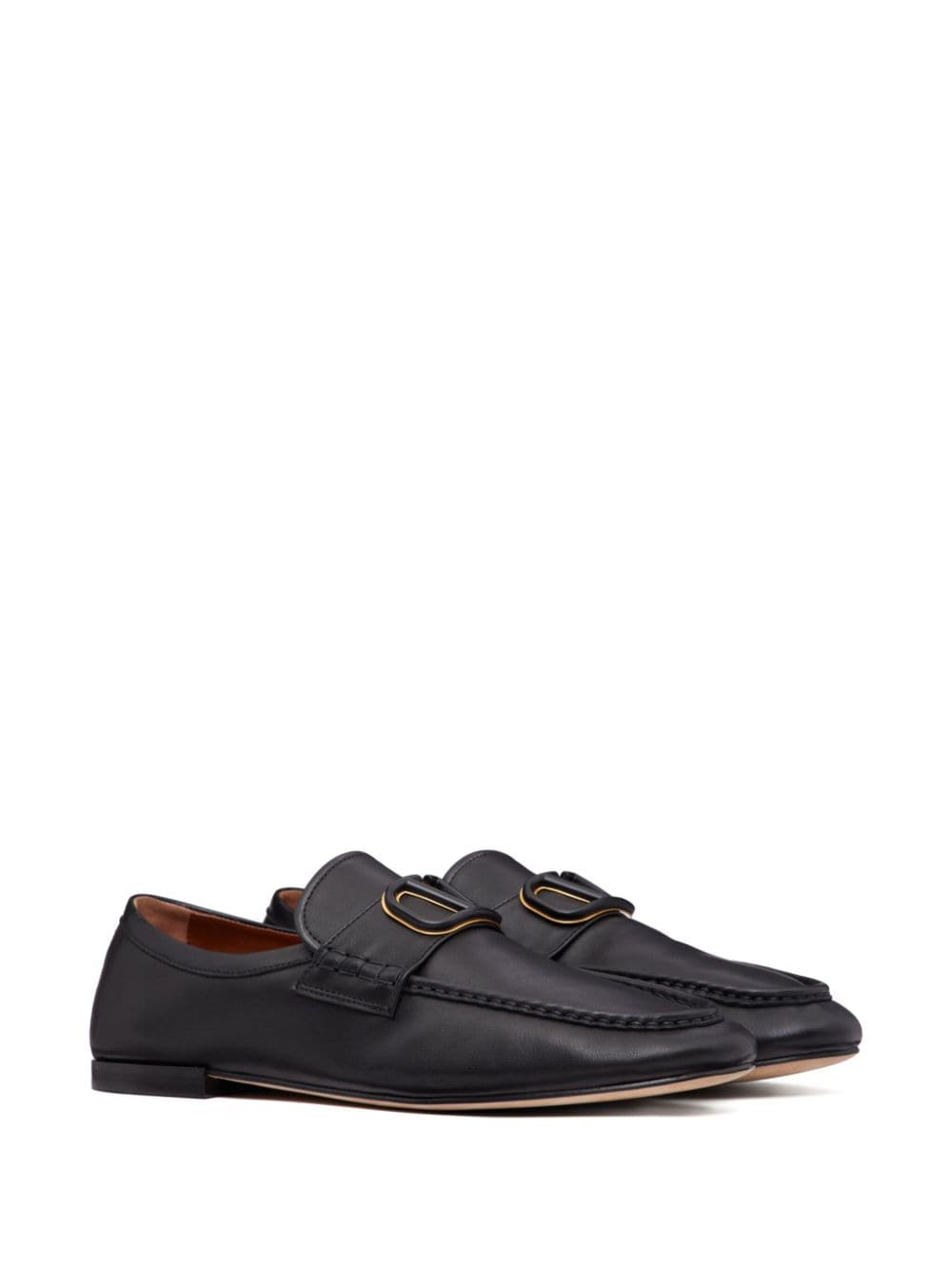 Valentino Garavani Flat shoes Black 4Y2S0H80DQF0NO (Valentino Garavani / ローファー ) | Valentino Garavani (ヴァレンティノ)(1)