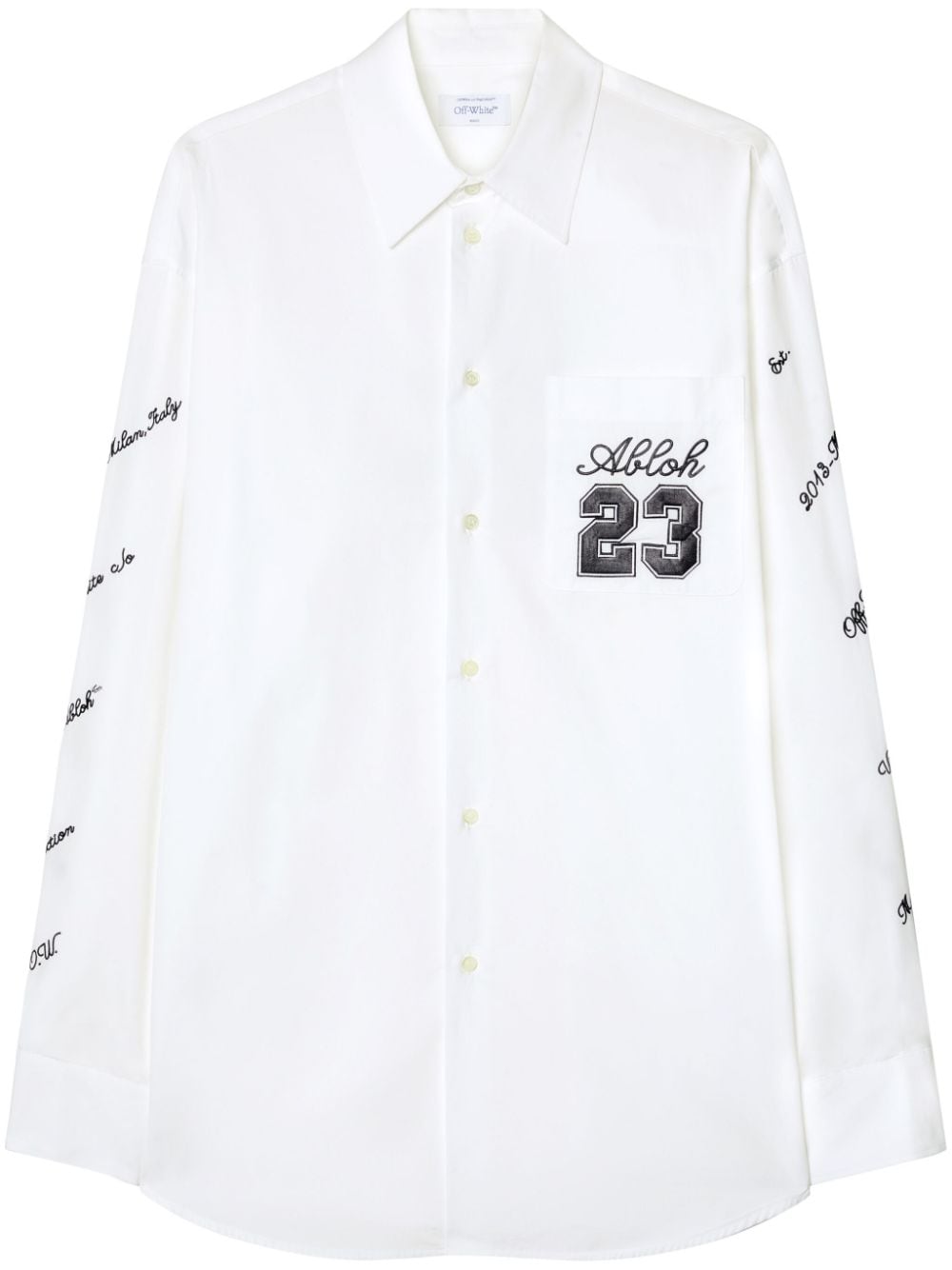 Off White Shirts White OMGE004S24FAB0020110 (Off-White / シャツ・ブラウス ) | Off-White (オフホワイト)