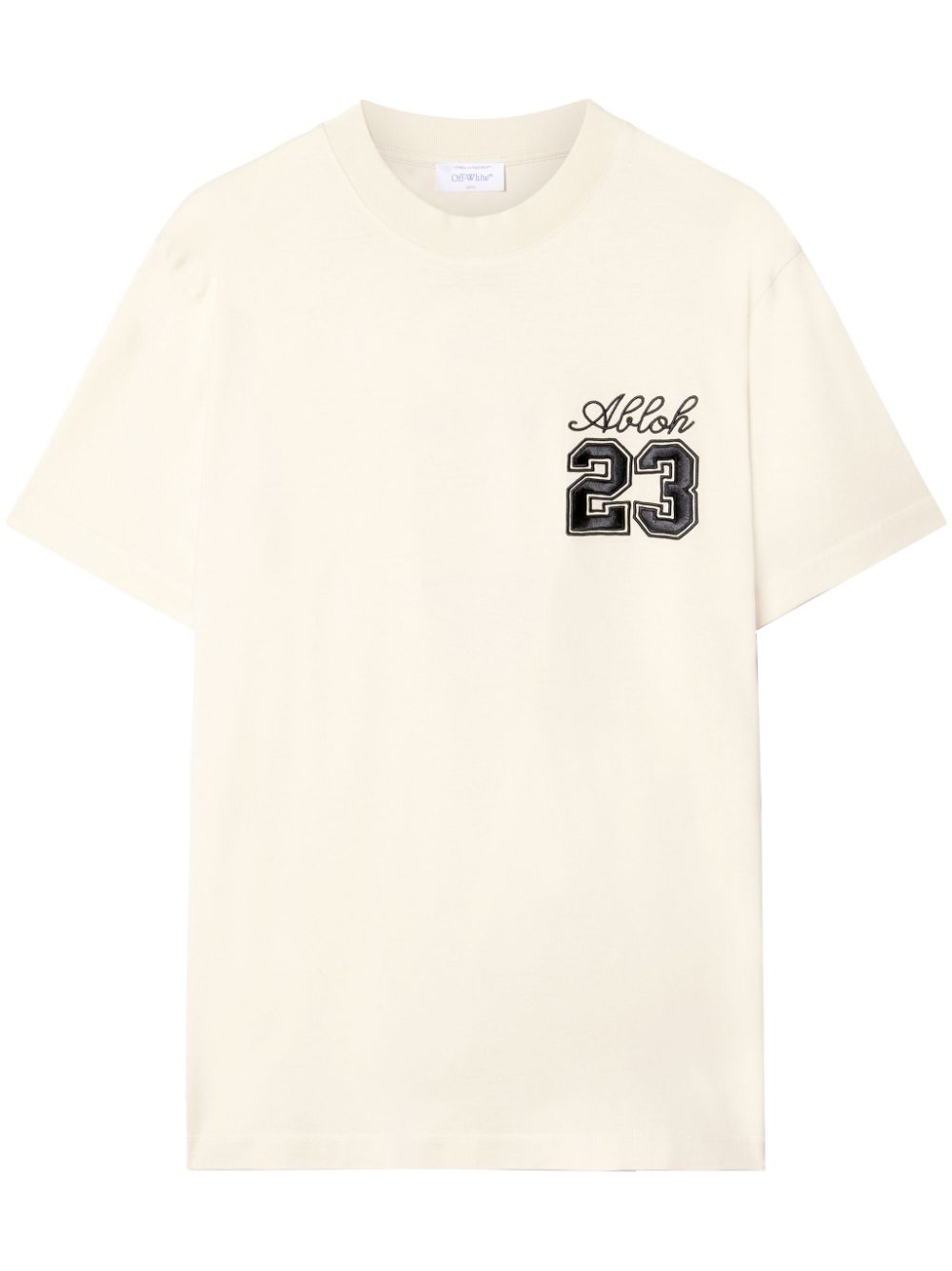 Off White T-shirts and Polos Beige OMAA027S24JER0050310 (Off-White / Tシャツ・カットソー ) | Off-White (オフホワイト)