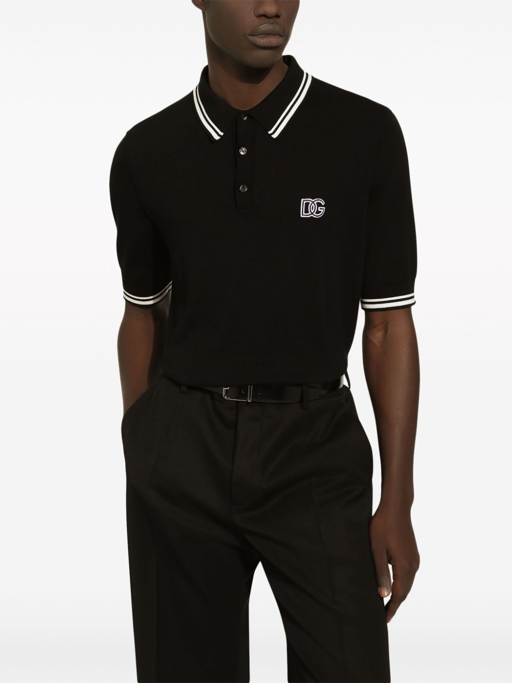 Dolce & Gabbana T-shirts and Polos Black GXZ02ZJBCBZN0000 (Dolce & Gabbana / ポロシャツ ) | Dolce & Gabbana (ドルチェガッバーナ)(2)