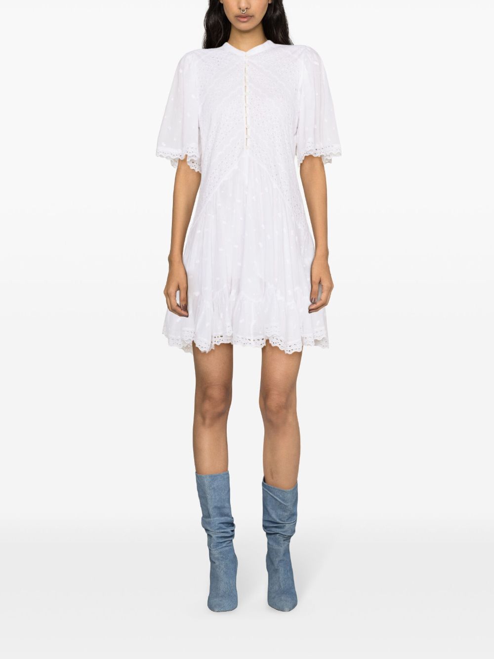 MARANT ETOILE Dresses WHITE RO0381FAB1J10ESLAYAE20WH (Isabel Marant Étoile / ワンピース・ドレス・オールインワン ) | Isabel Marant Étoile (イザベル マラン エトワール)(3)