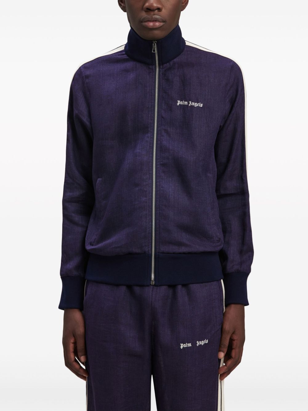 Palm Angels Sweaters Blue PMBD072S24FAB0014603 (Palm Angels / スウェット・フーディー ) | Palm Angels (パームエンジェルス)(3)