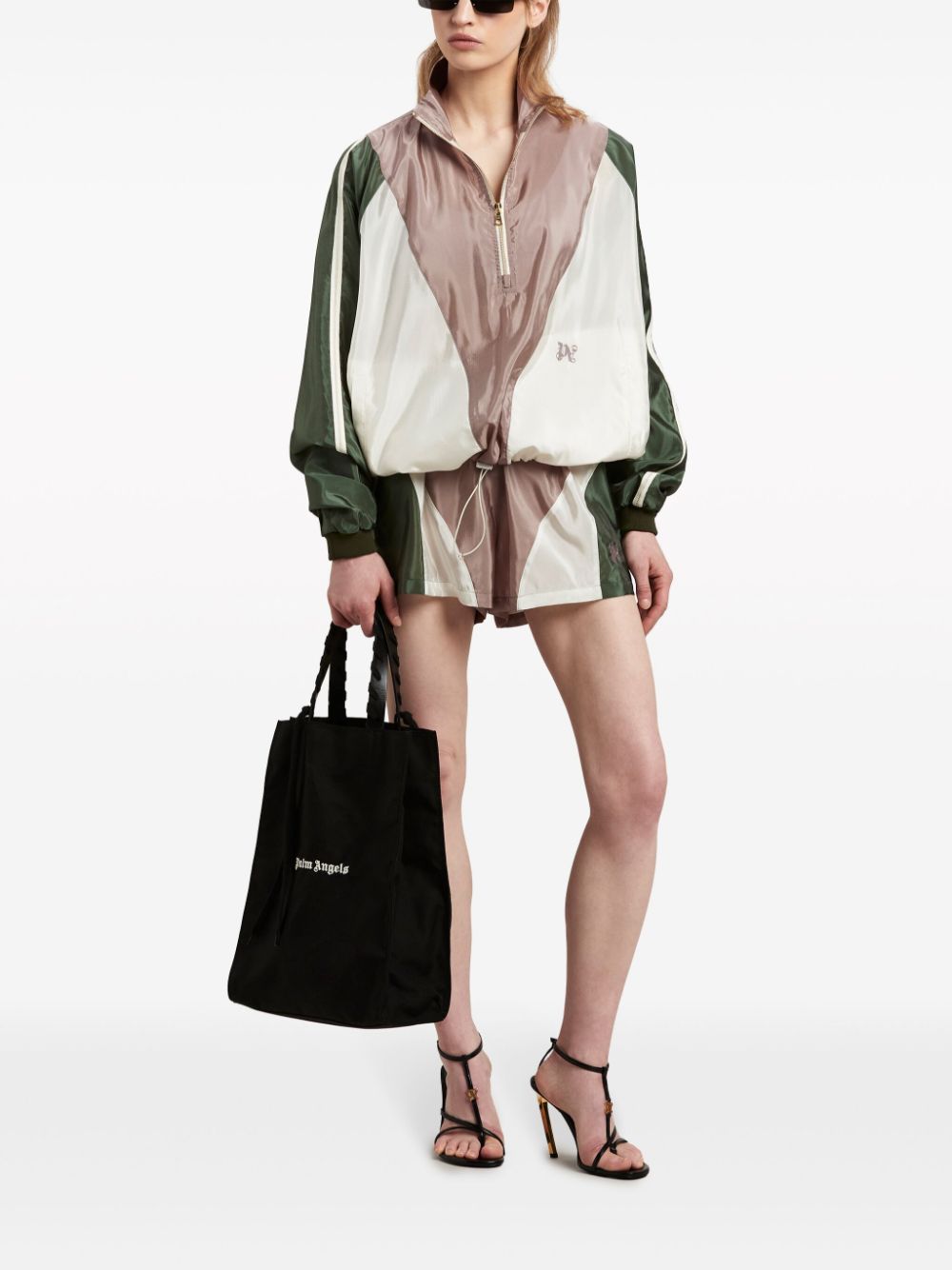 Palm Angels Bags.. Black PMNA074S24FAB0011001 (Palm Angels / トートバッグ ) | Palm Angels (パームエンジェルス)(4)