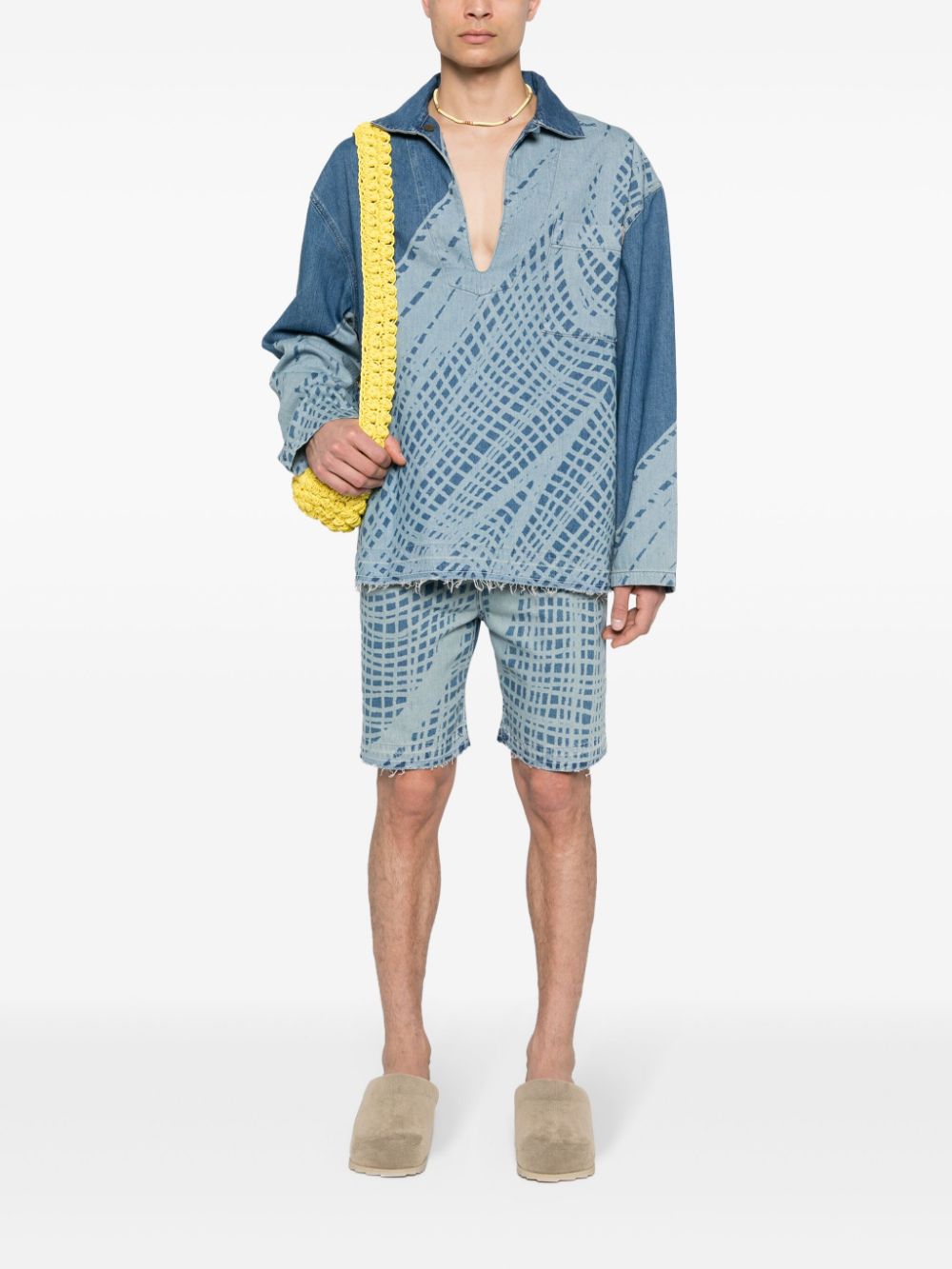 LOEWE PAULA'S IBIZA Shirts DENIM BLUE H616Y12X125149 (LOEWE / シャツ・ブラウス ) | LOEWE (ロエベ)(2)