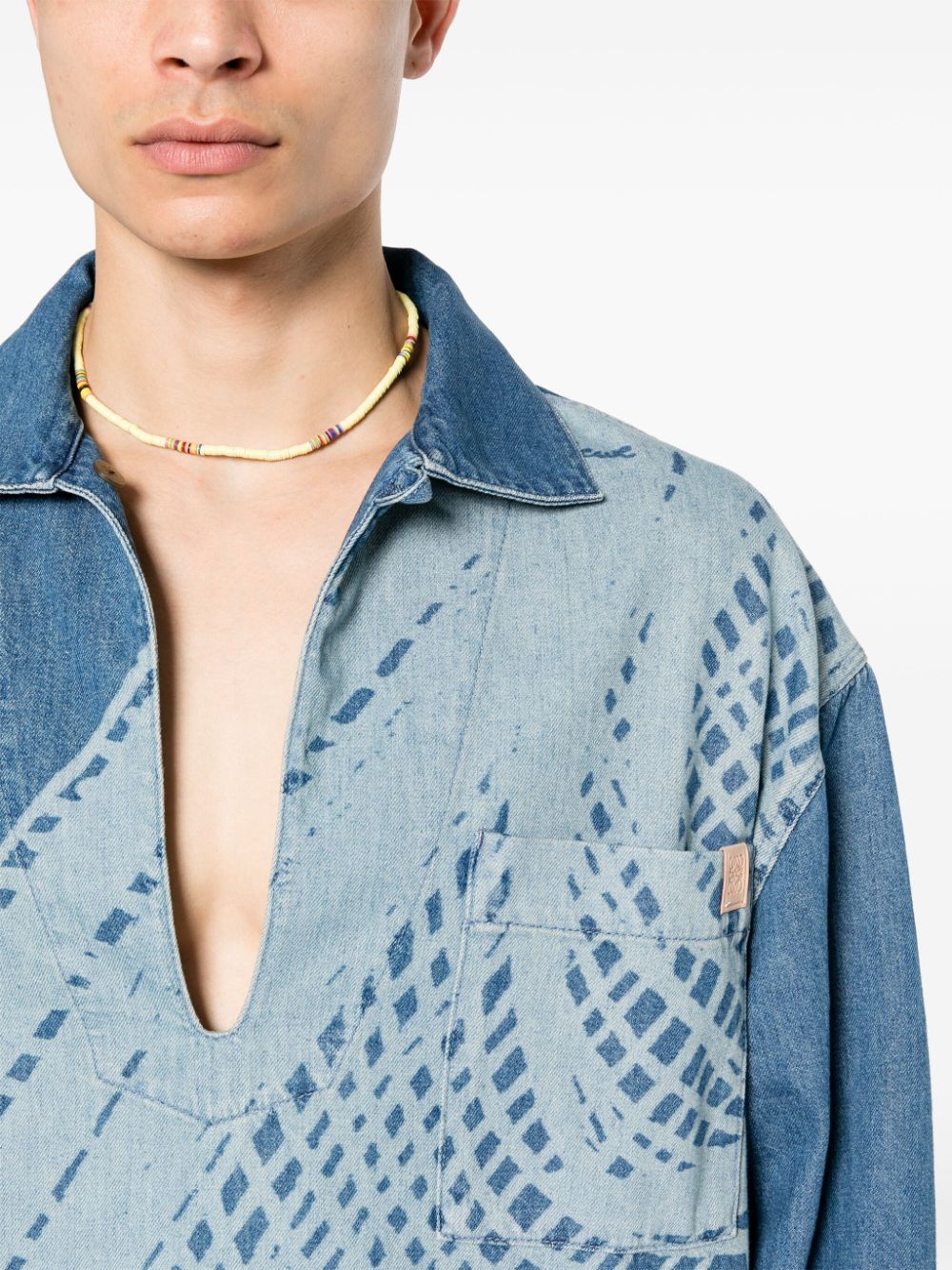 LOEWE PAULA'S IBIZA Shirts DENIM BLUE H616Y12X125149 (LOEWE / シャツ・ブラウス ) | LOEWE (ロエベ)(4)