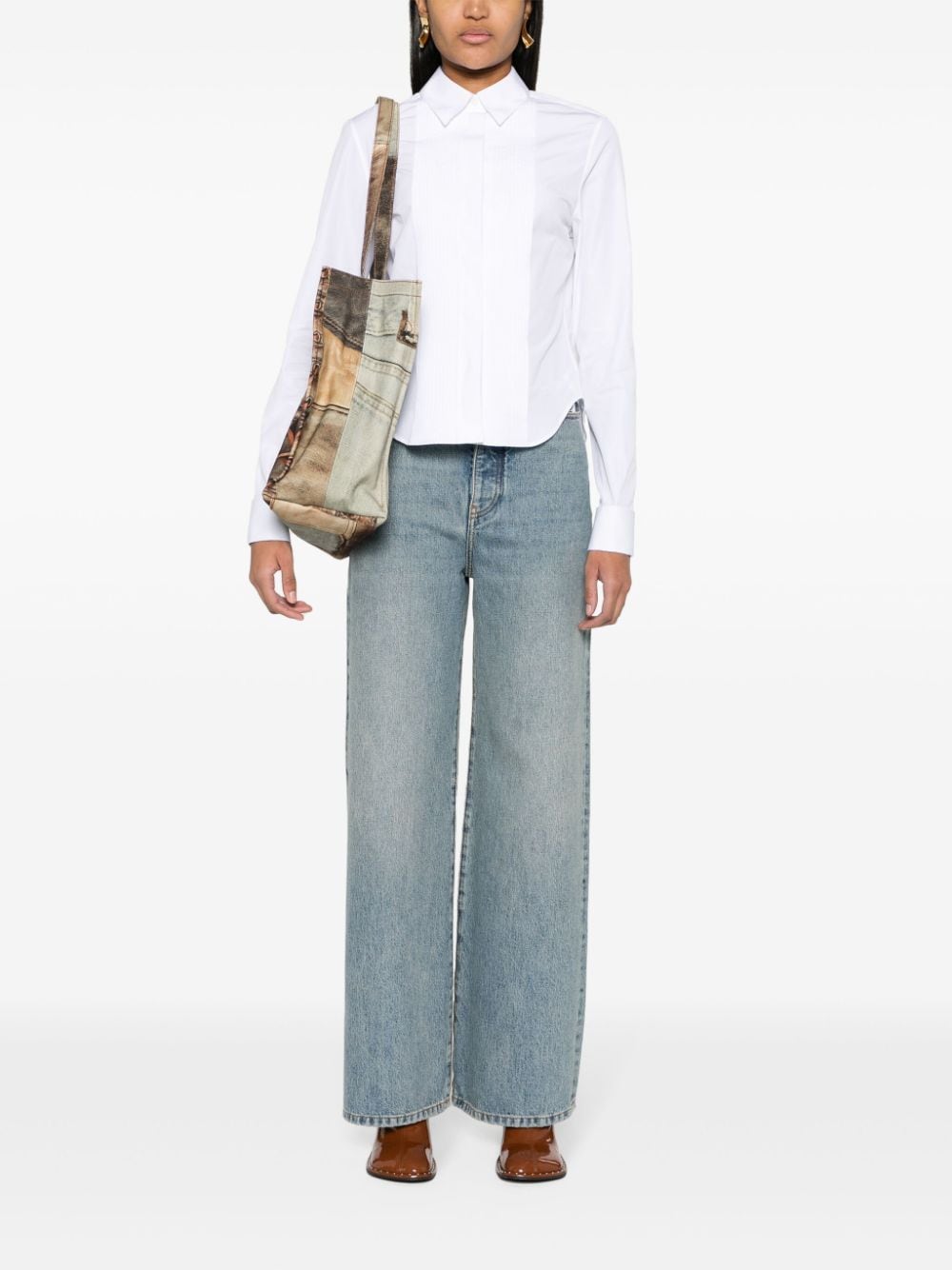 Loewe Shirts White S540Y05X942090 (LOEWE / シャツ・ブラウス ) | LOEWE (ロエベ)(4)