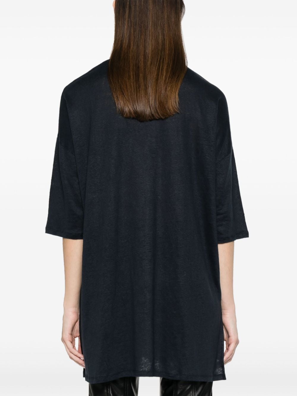 Majestic Dresses Blue M011FTQ007TUNIQUE003 (MAJESTIC FILATURES / ワンピース・ドレス・オールインワン ) | MAJESTIC FILATURES (マジェスティック フィラチュール)(3)