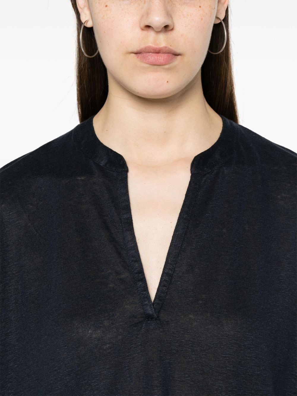 Majestic Dresses Blue M011FTQ007TUNIQUE003 (MAJESTIC FILATURES / ワンピース・ドレス・オールインワン ) | MAJESTIC FILATURES (マジェスティック フィラチュール)(4)