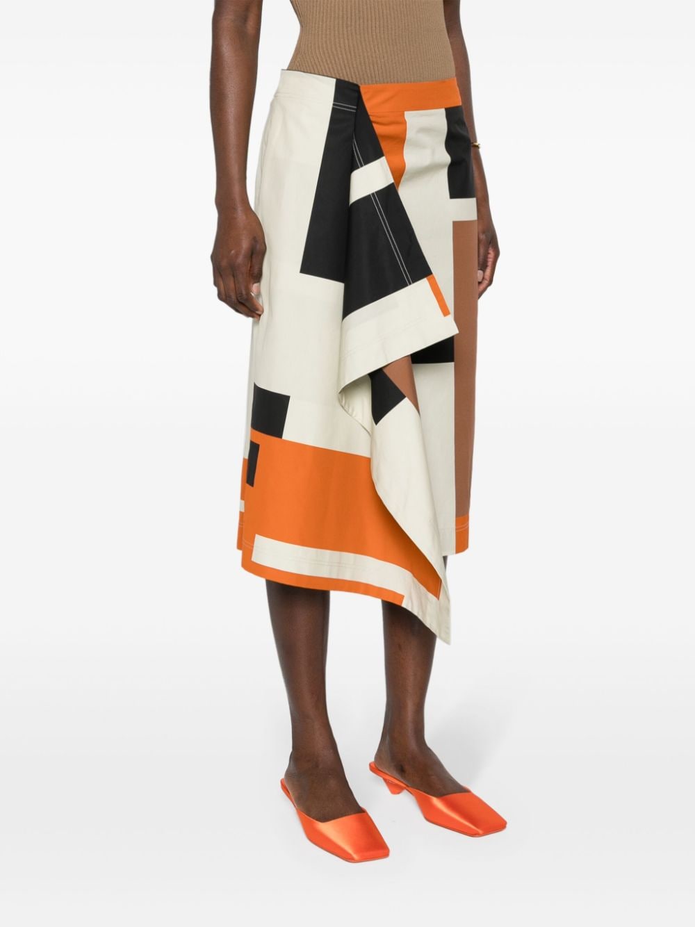 スカート FENDI FW25 Skirts (FQ7552 ARU6F1NZQ) Fendi Skirts Orange (FENDI/スカート) | FENDI(フェンディ)の