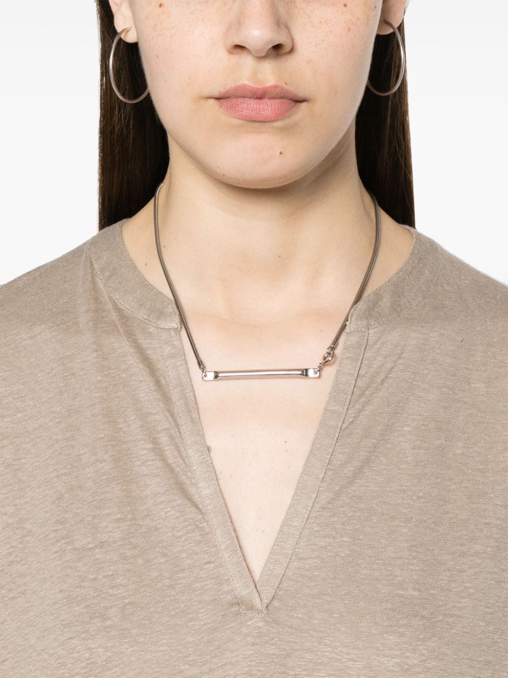 Majestic Dresses Dove Grey M011FTQ007TUNIQUE683 (MAJESTIC FILATURES / ワンピース・ドレス・オールインワン ) | MAJESTIC FILATURES (マジェスティック フィラチュール)(2)