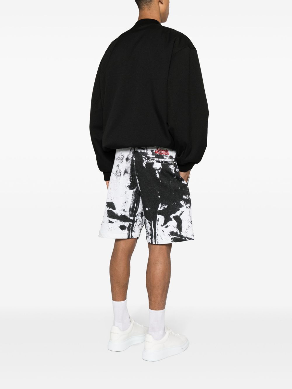 Alexander McQueen Shorts White 781888QXAAW9080 (Alexander McQUEEN / ショートパンツ ) | Alexander McQUEEN (アレキサンダー・マックイーン)(3)