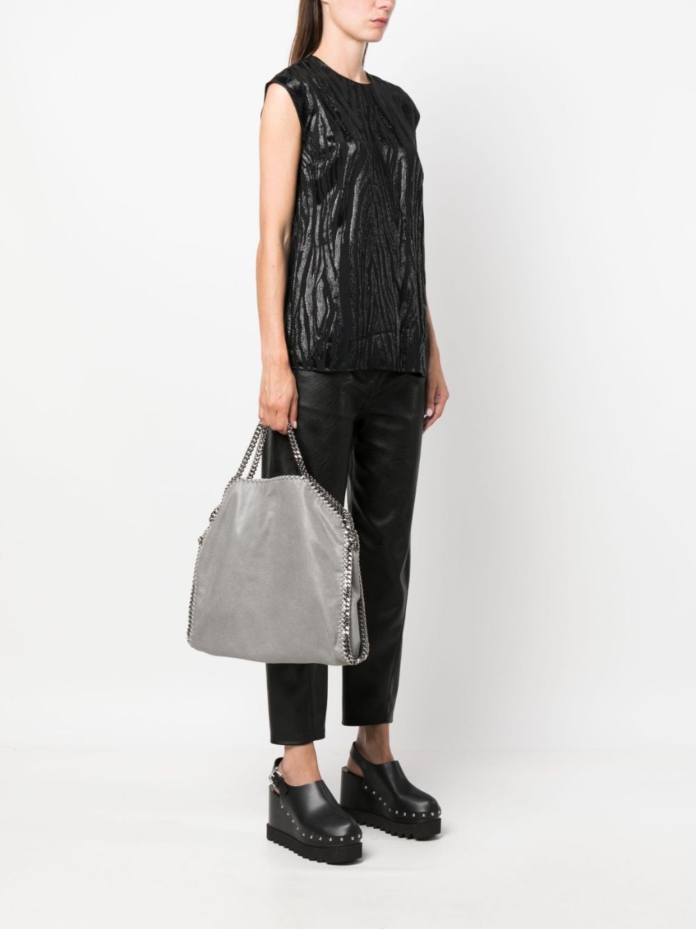 Stella McCartney Bags.. Grey 234387W91321220 (Stella McCartney / ハンドバッグ・ショルダーバッグ ) | Stella McCartney (ステラ マッカートニー)(2)