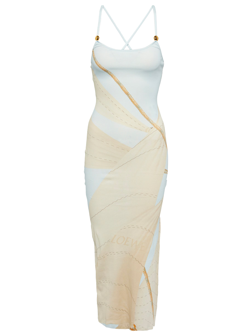 LOEWE PAULA'S IBIZA Dresses Blue S616Y51X394985 (LOEWE / ワンピース・ドレス・オールインワン ) | LOEWE (ロエベ)(1)