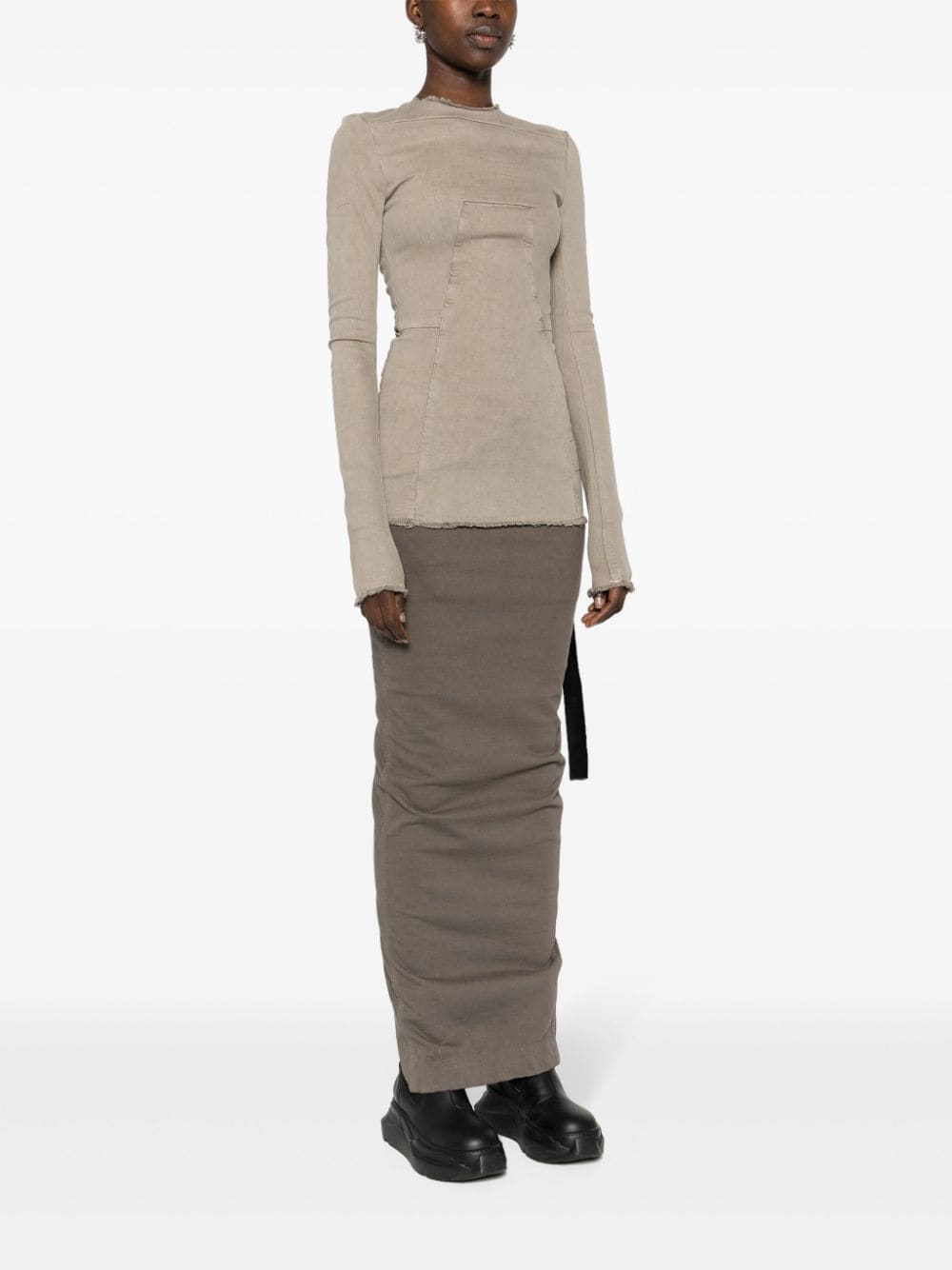 RICK OWENS DRKSHDW T-shirts and Polos GREY DS01D1214SCF08 (Rick Owens DRKSHDW / Tシャツ・カットソー ) | Rick Owens DRKSHDW (リック オウエンス ダークシャドウ)(1)