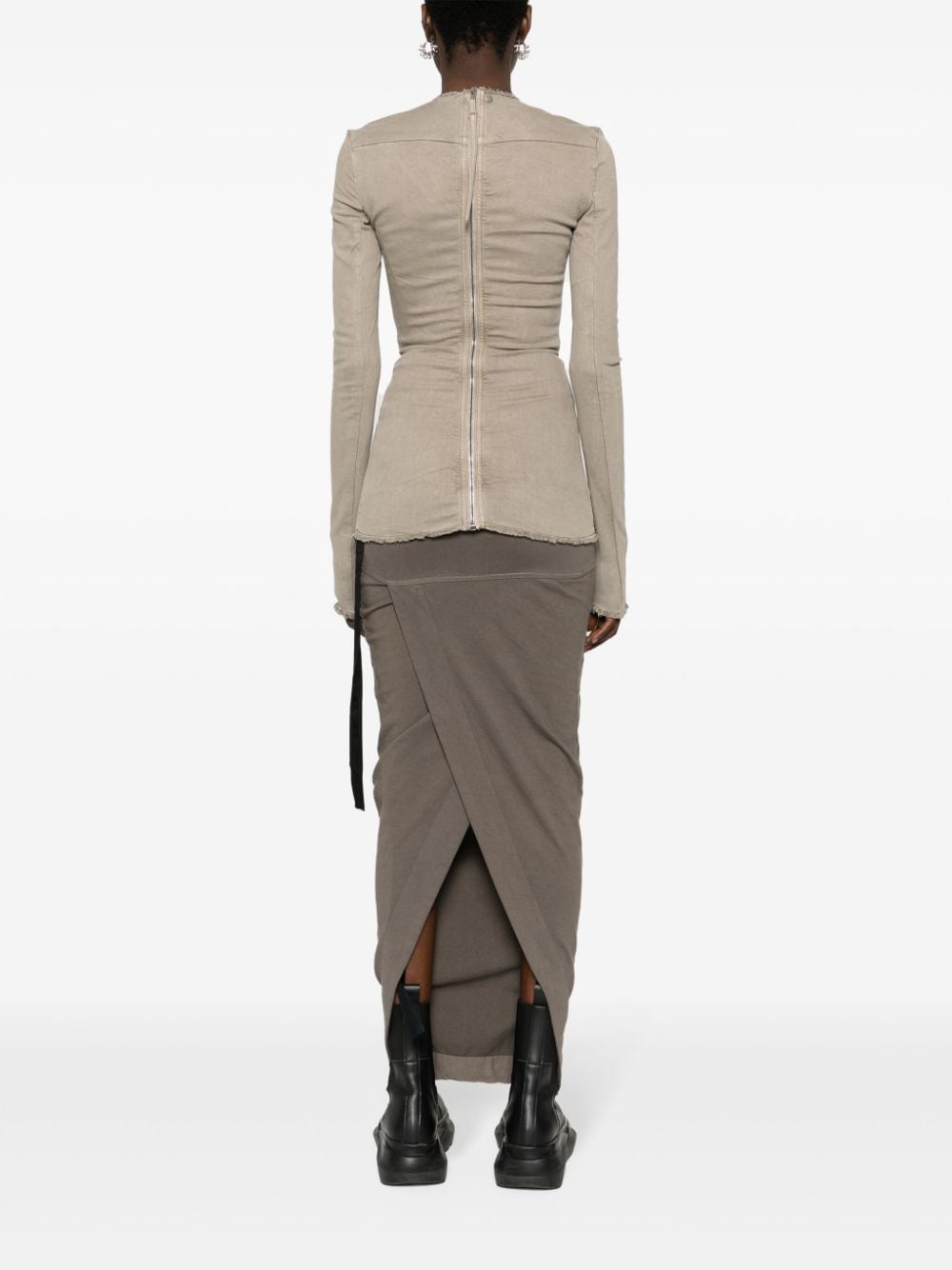 RICK OWENS DRKSHDW T-shirts and Polos GREY DS01D1214SCF08 (Rick Owens DRKSHDW / Tシャツ・カットソー ) | Rick Owens DRKSHDW (リック オウエンス ダークシャドウ)(2)