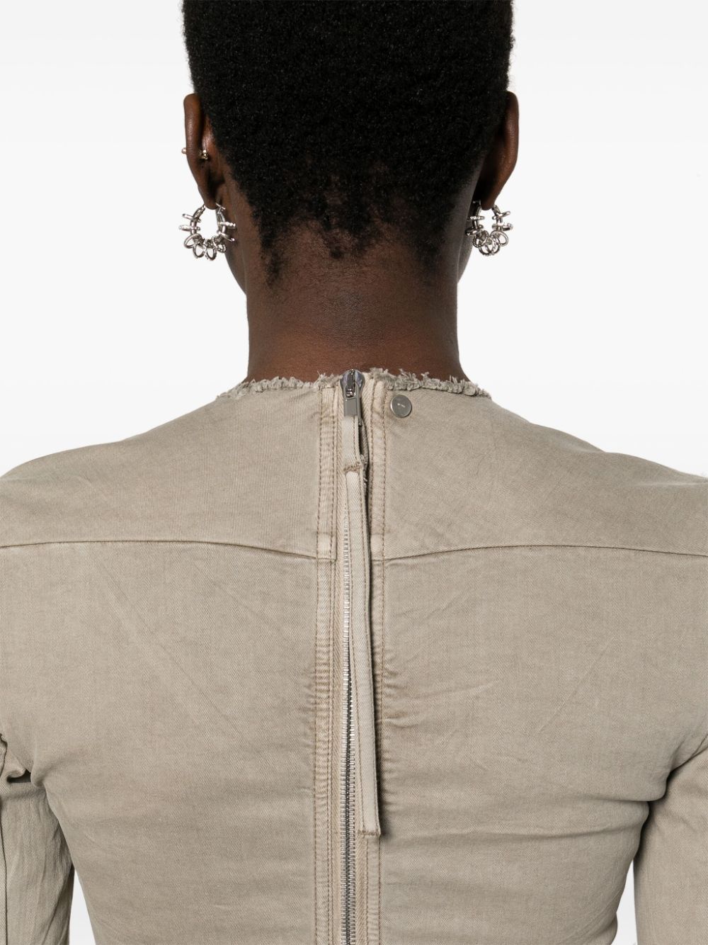 RICK OWENS DRKSHDW T-shirts and Polos GREY DS01D1214SCF08 (Rick Owens DRKSHDW / Tシャツ・カットソー ) | Rick Owens DRKSHDW (リック オウエンス ダークシャドウ)(3)