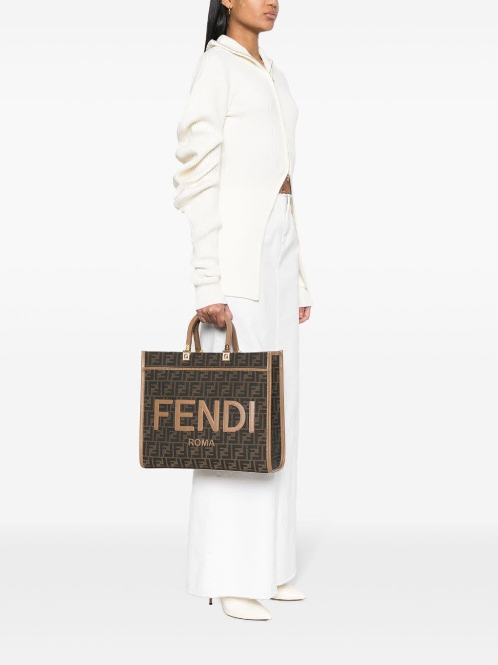 Fendi Bags.. Brown 8BH386ALVYF1GE3 (FENDI / トートバッグ ) | FENDI (フェンディ)(4)