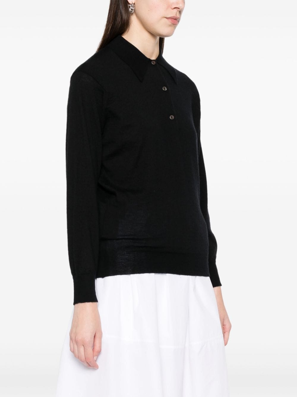 Prada T-shirts and Polos Black P24F2E14XDF0002 (Prada / ポロシャツ ) | Prada (プラダ)(3)