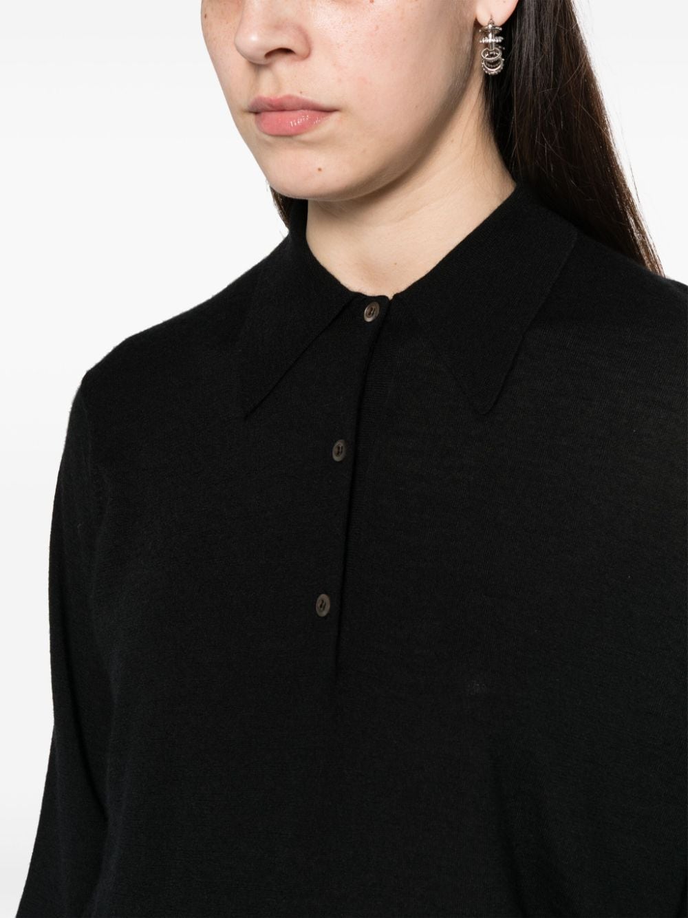 Prada T-shirts and Polos Black P24F2E14XDF0002 (Prada / ポロシャツ ) | Prada (プラダ)(4)