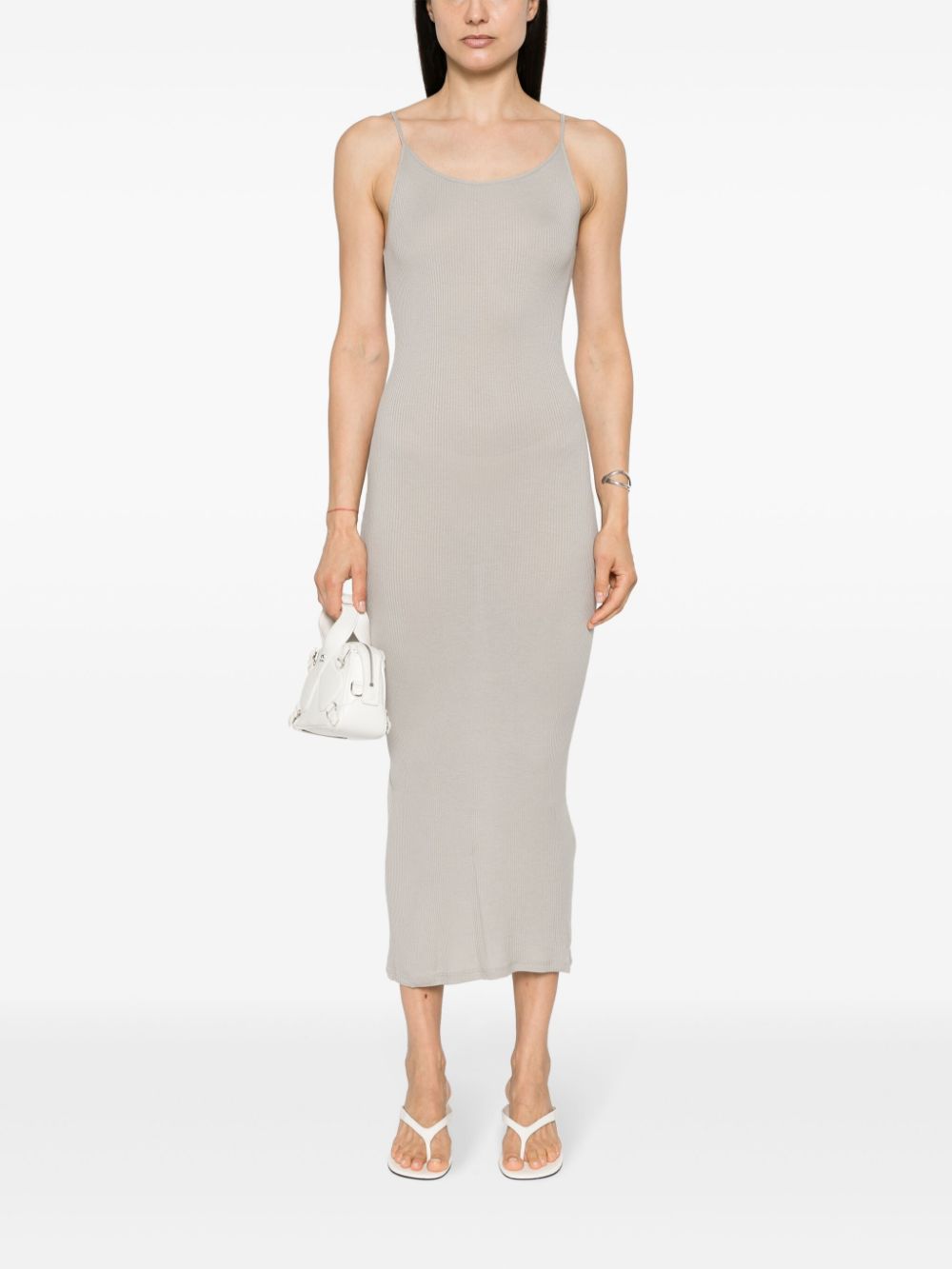 Majestic Dresses Dove Grey M043FRO249ROBE683 (MAJESTIC FILATURES / ワンピース・ドレス・オールインワン ) | MAJESTIC FILATURES (マジェスティック フィラチュール)(1)