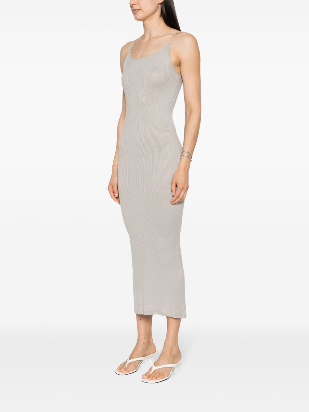 Majestic Dresses Dove Grey M043FRO249ROBE683 (MAJESTIC FILATURES / ワンピース・ドレス・オールインワン ) | MAJESTIC FILATURES (マジェスティック フィラチュール)(2)