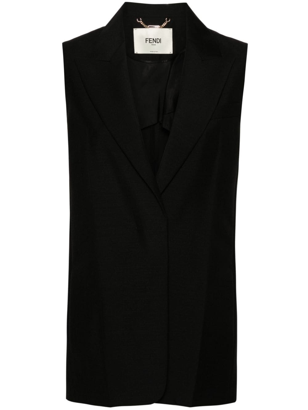 Fendi Sweaters Black FT5990S9AF0GME (FENDI / カジュアルジャケット・ベスト ) | FENDI (フェンディ)