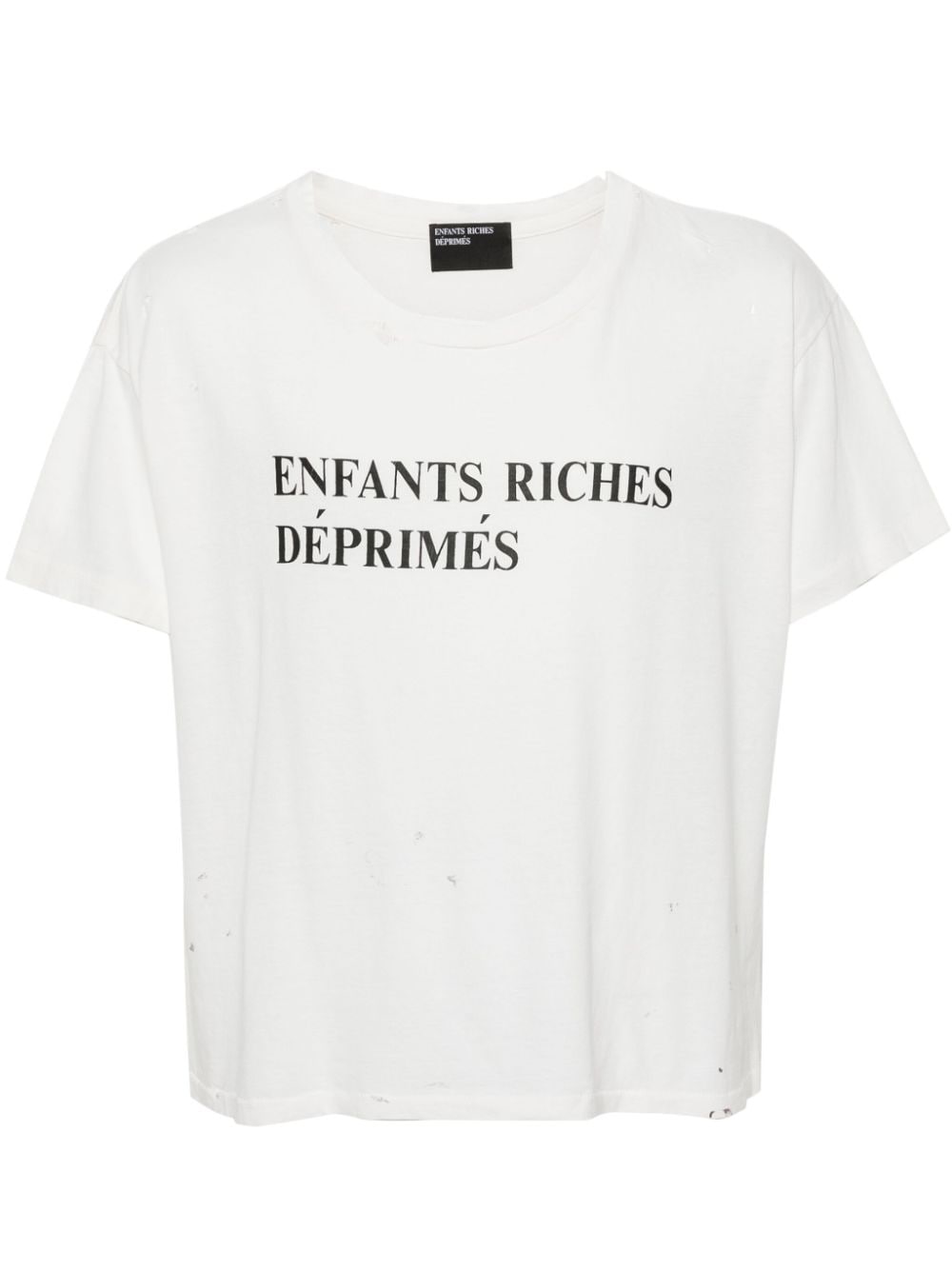 Enfants Riches Deprimes T-shirts and Polos White 010741DIRTWHITE (ENFANTS RICHES DÉPRIMÉS / Tシャツ・カットソー ) | ENFANTS RICHES DÉPRIMÉS (アンファン リッシュ デプリメ)