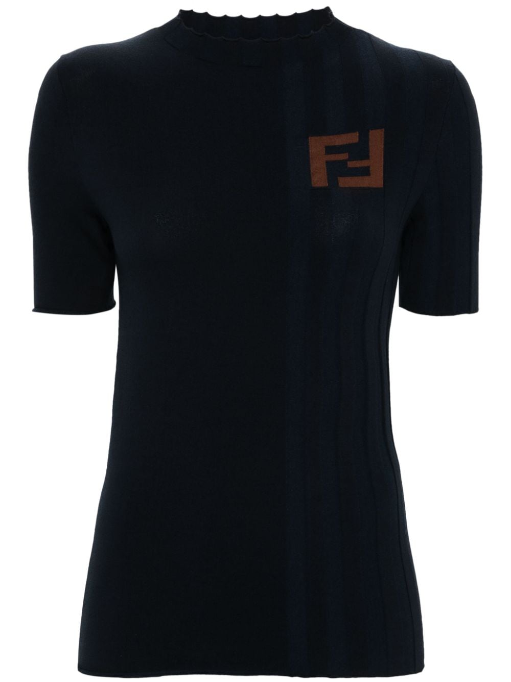 Fendi T-shirts and Polos Blue FZXC37ASOSF0QB0 (FENDI / Tシャツ・カットソー ) | FENDI (フェンディ)