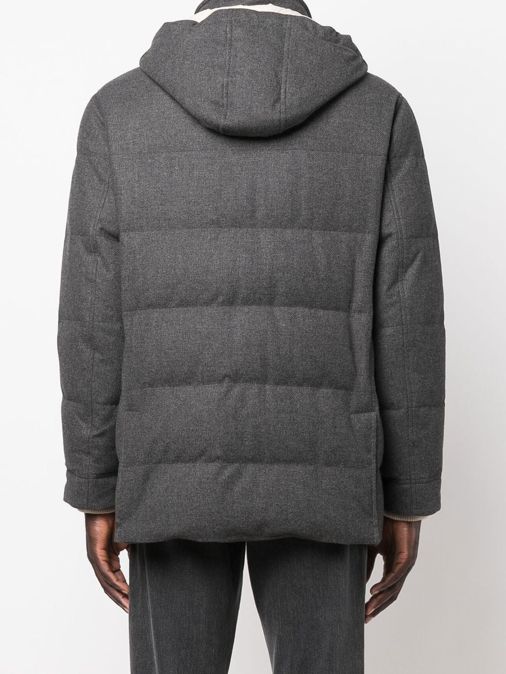 Brunello Cucinelli Coats Grey MM4851823CHU04 (Brunello Cucinelli / ダウンジャケット・コート ) | Brunello Cucinelli (ブルネロ・クチネリ)(1)