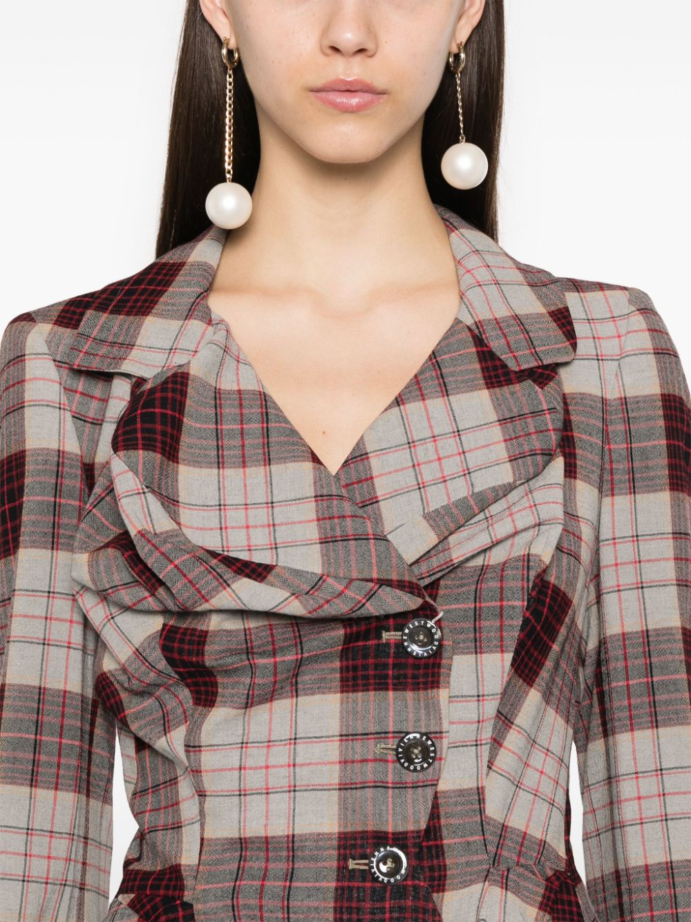 Vivienne Westwood Jackets Red 1401006CW00VMP207 (Vivienne Westwood / ブレザー・ジャケット ) | Vivienne Westwood (ヴィヴィアン・ウェストウッド)(3)