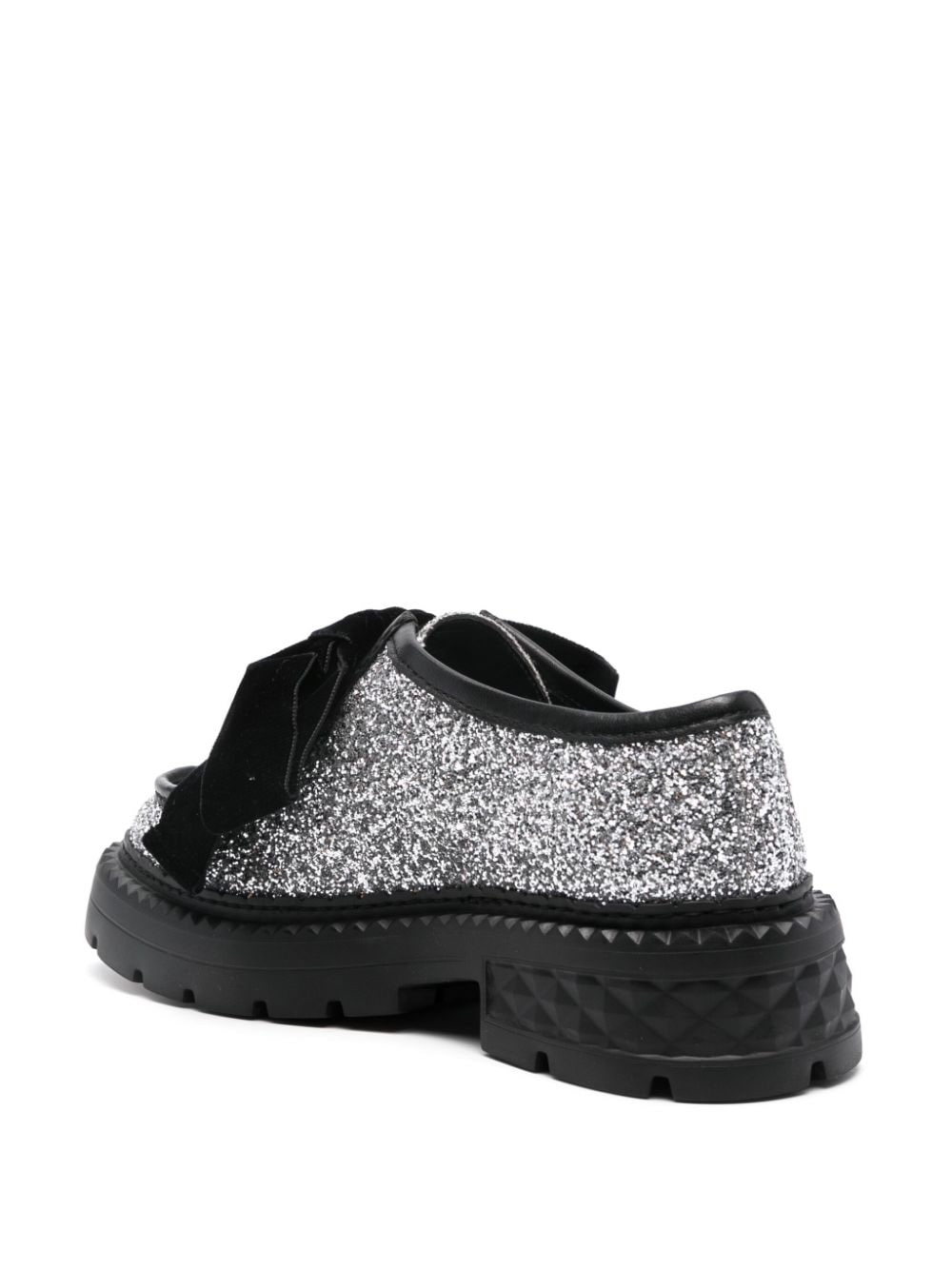 Jimmy Choo Flat shoes Silver MARLOWMOCASSINFQJPSILVERBLACK (JIMMY CHOO / フラットシューズ ) | JIMMY CHOO (ジミー チュウ)(2)