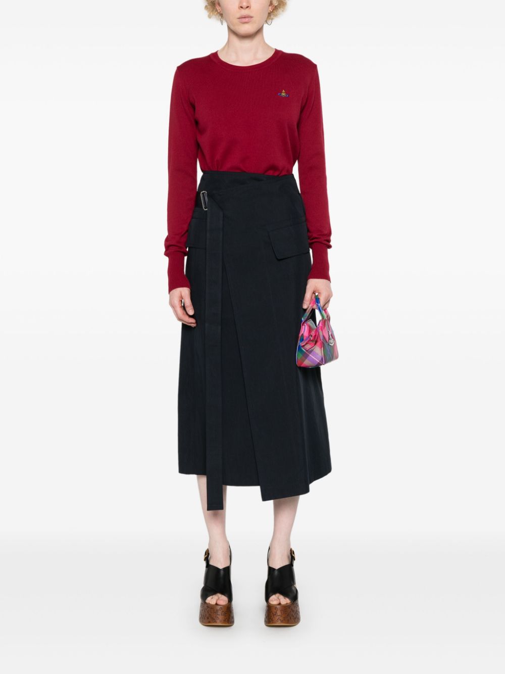 Vivienne Westwood Sweaters Bordeaux 1803002SY001VI409 (Vivienne Westwood / ニット・セーター・カーディガン ) | Vivienne Westwood (ヴィヴィアン・ウェストウッド)(1)