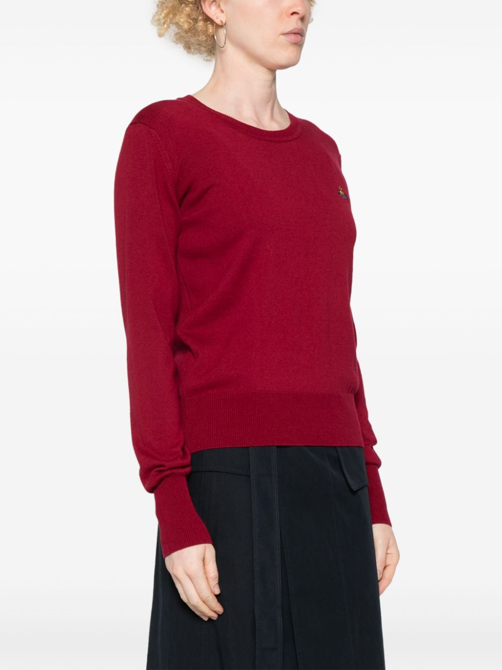 Vivienne Westwood Sweaters Bordeaux 1803002SY001VI409 (Vivienne Westwood / ニット・セーター・カーディガン ) | Vivienne Westwood (ヴィヴィアン・ウェストウッド)(3)