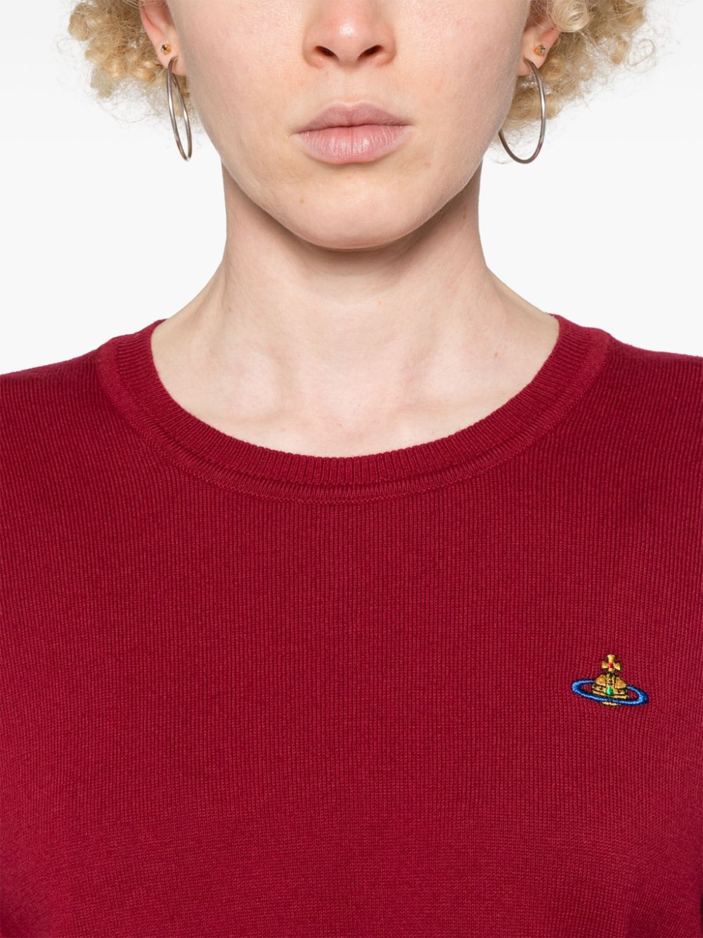 Vivienne Westwood Sweaters Bordeaux 1803002SY001VI409 (Vivienne Westwood / ニット・セーター・カーディガン ) | Vivienne Westwood (ヴィヴィアン・ウェストウッド)(4)