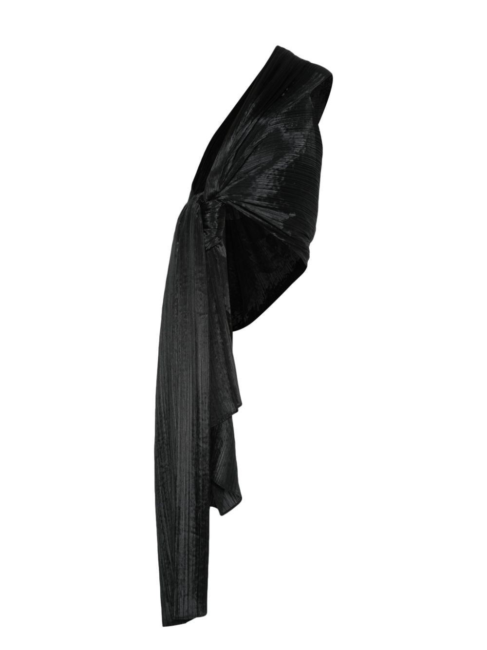 Pleats Please Scarfs Black PP48AD10115 (PLEATS PLEASE ISSEY MIYAKE / スカーフ・マフラー ) | PLEATS PLEASE ISSEY MIYAKE (プリーツ プリーズ イッセイ ミヤケ)