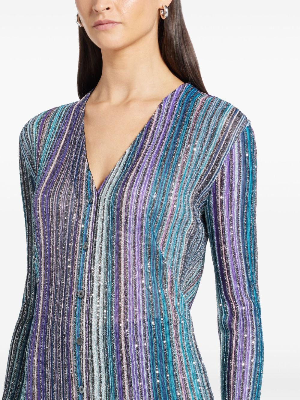 Missoni Sweaters Clear Blue DS24WM0IBK039ESM9G9 (MISSONI / ニット・セーター・カーディガン ) | MISSONI (ミッソー二)(4)