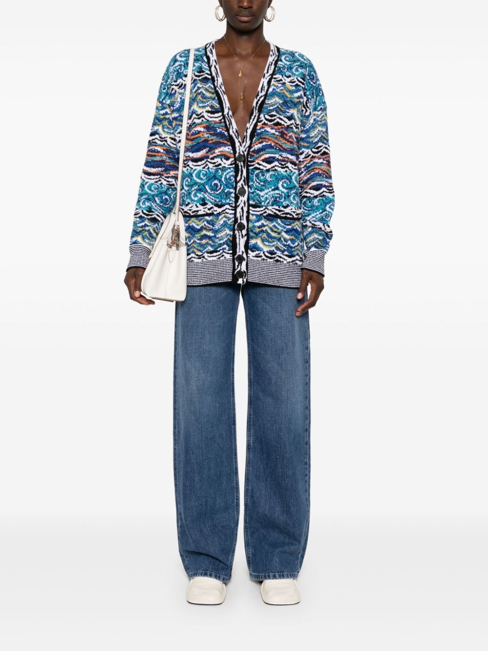 Missoni Sweaters Clear Blue DS24WM06BK038FSM9F1 (MISSONI / ニット・セーター・カーディガン ) | MISSONI (ミッソー二)(1)
