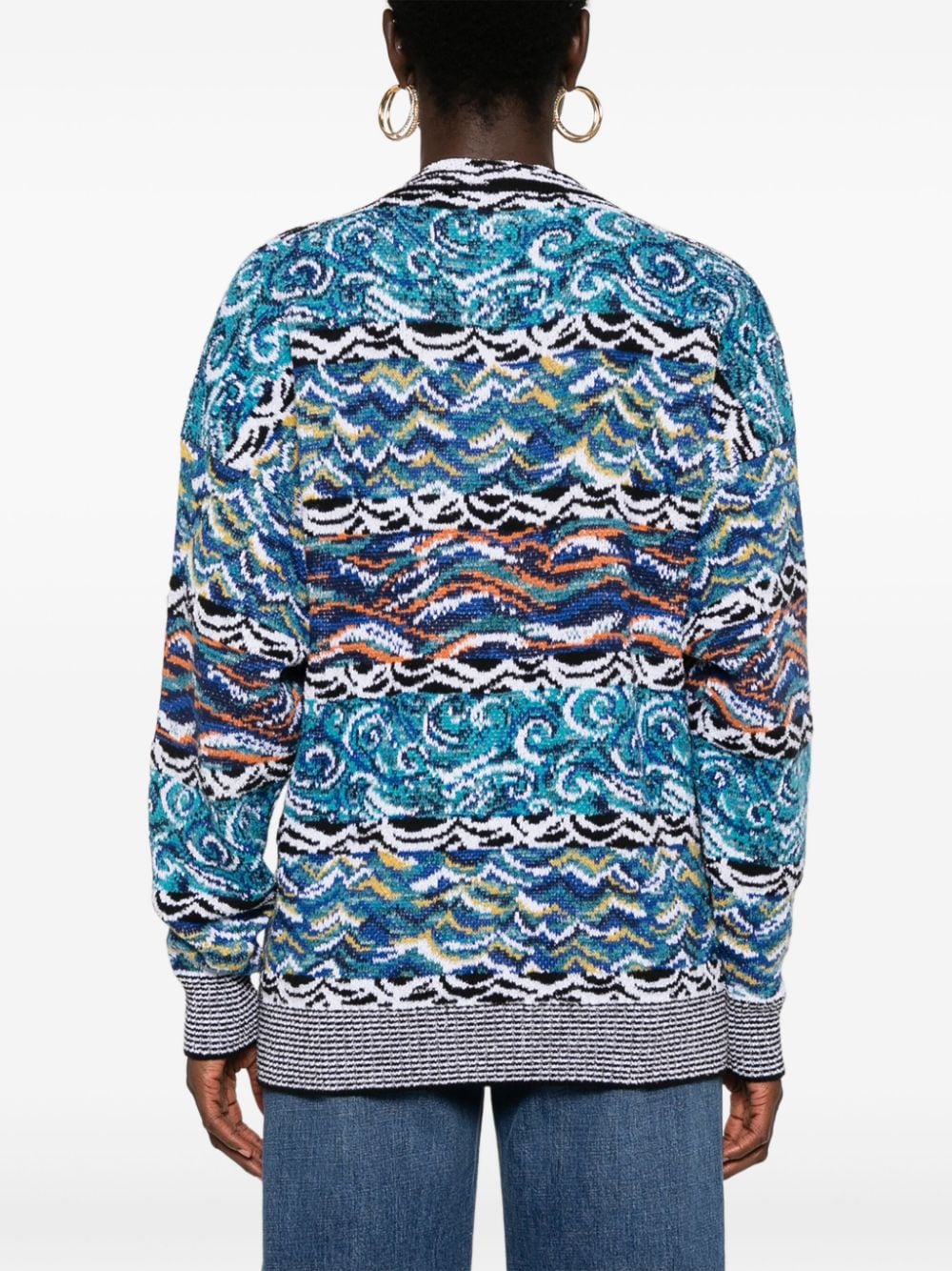 Missoni Sweaters Clear Blue DS24WM06BK038FSM9F1 (MISSONI / ニット・セーター・カーディガン ) | MISSONI (ミッソー二)(4)