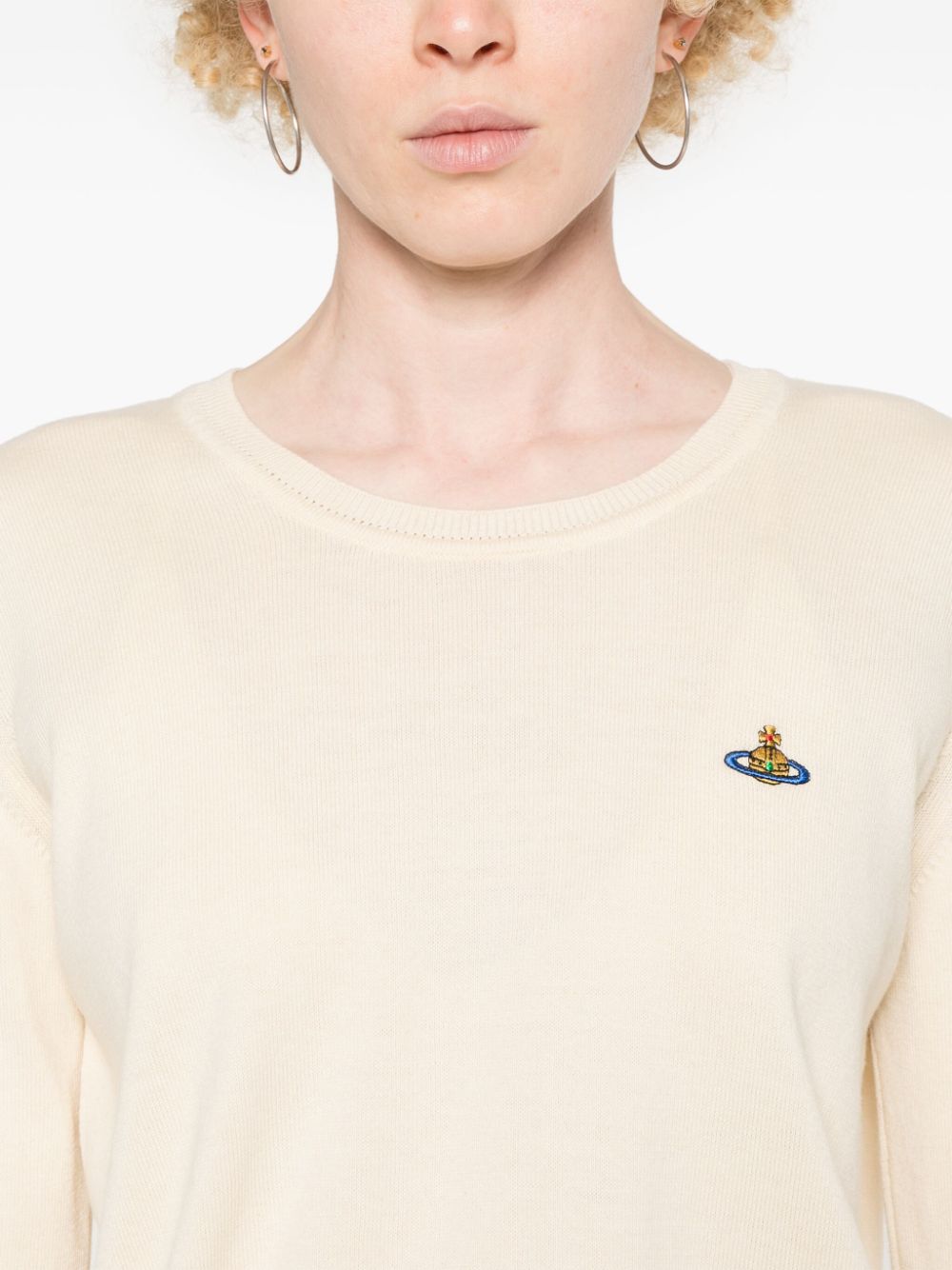 Vivienne Westwood Sweaters White 1803002SY001VA408 (Vivienne Westwood / ニット・セーター・カーディガン ) | Vivienne Westwood (ヴィヴィアン・ウェストウッド)(3)
