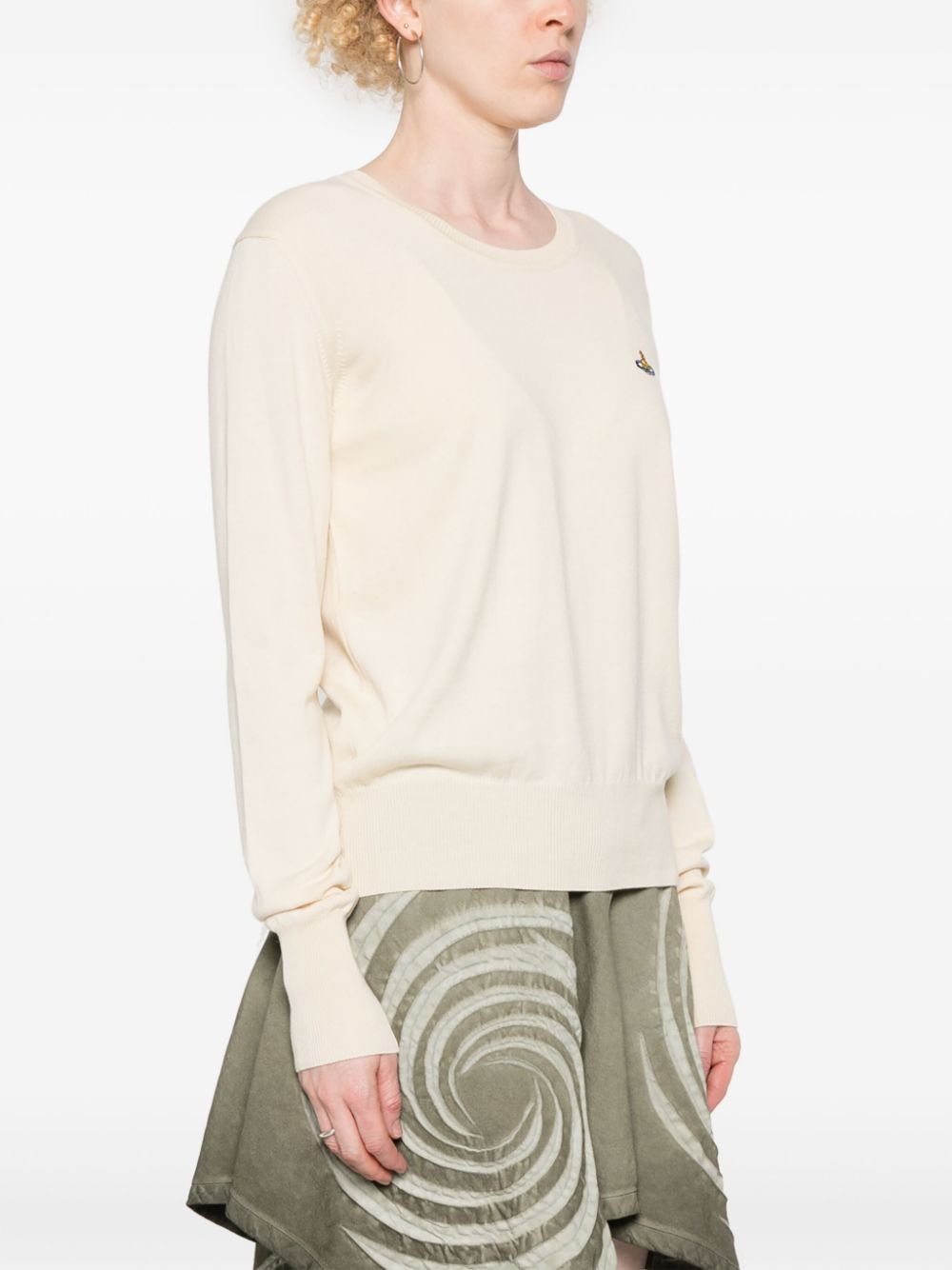 Vivienne Westwood Sweaters White 1803002SY001VA408 (Vivienne Westwood / ニット・セーター・カーディガン ) | Vivienne Westwood (ヴィヴィアン・ウェストウッド)(4)