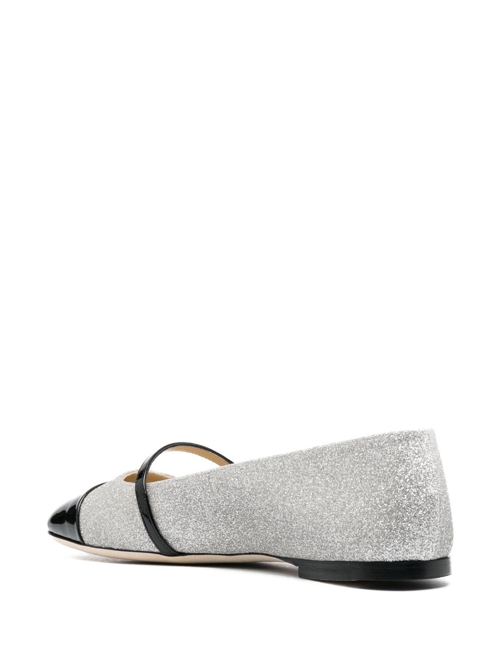 Jimmy Choo Flat shoes Silver ELISAFLATPFGBLACKSILVER (JIMMY CHOO / フラットシューズ ) | JIMMY CHOO (ジミー チュウ)(1)