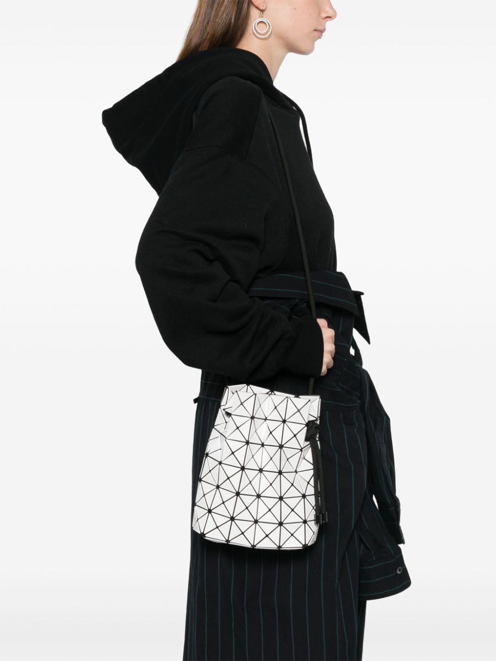 Bao Bao Issey Miyake Bags.. White BB48AG53101 (BAO BAO ISSEY MIYAKE / ハンドバッグ・ショルダーバッグ ) | BAO BAO ISSEY MIYAKE (バオバオイッセイミヤケ)(3)