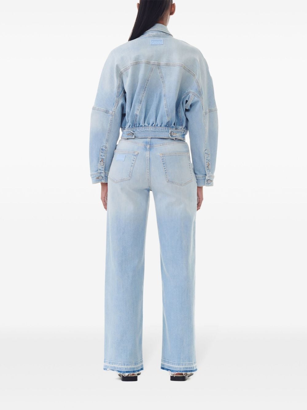 GANNI Coats Clear Blue J1472091 (GANNI / カジュアルジャケット・ベスト ) | GANNI (ガニー)(5)