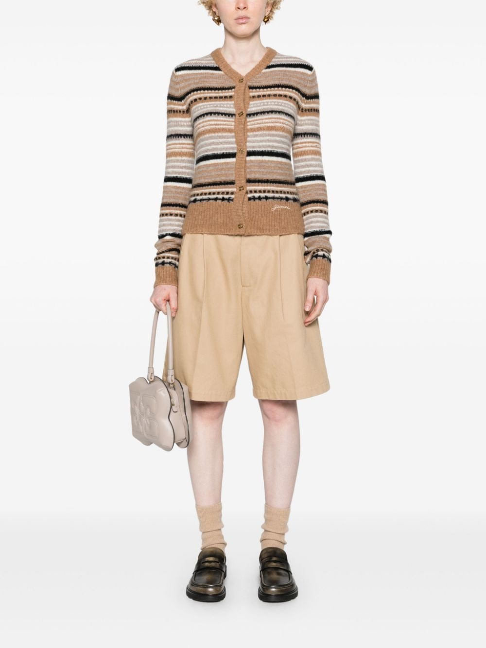GANNI Sweaters Beige K2235177 (GANNI / ニット・セーター・カーディガン ) | GANNI (ガニー)(3)