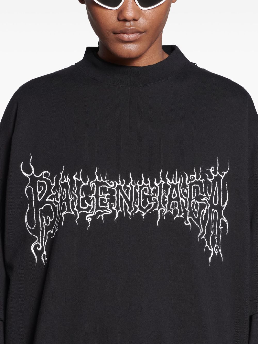 Balenciaga T-shirts and Polos Black 739028TPVN51070 (Balenciaga / Tシャツ・カットソー ) | Balenciaga (バレンシアガ)(1)