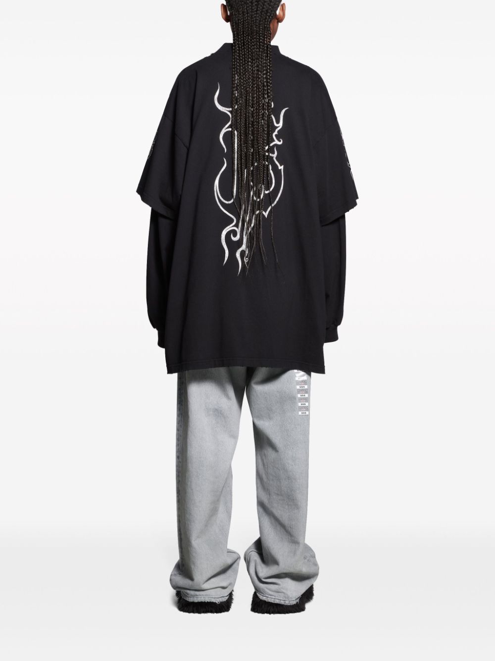 Balenciaga T-shirts and Polos Black 739028TPVN51070 (Balenciaga / Tシャツ・カットソー ) | Balenciaga (バレンシアガ)(3)