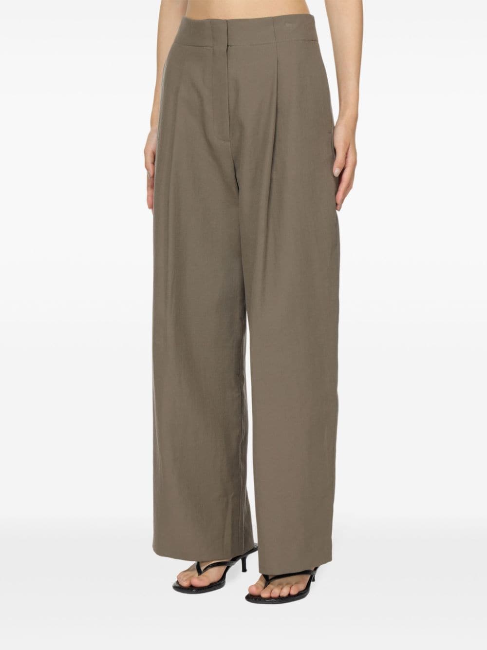 STUDIO NICHOLSON Trousers Brown ANSELLSNW1370FOSSIL (Studio Nicholson / パンツ ) | Studio Nicholson (スタジオニコルソン)(4)